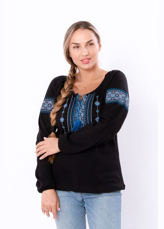 Чорна вишиванка жіноча hc (h001-8607-015-22) вільна (299915951)