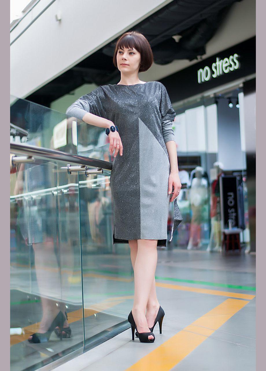 Сріблястий вечірня ошатне блискуче плаття 2 Льва