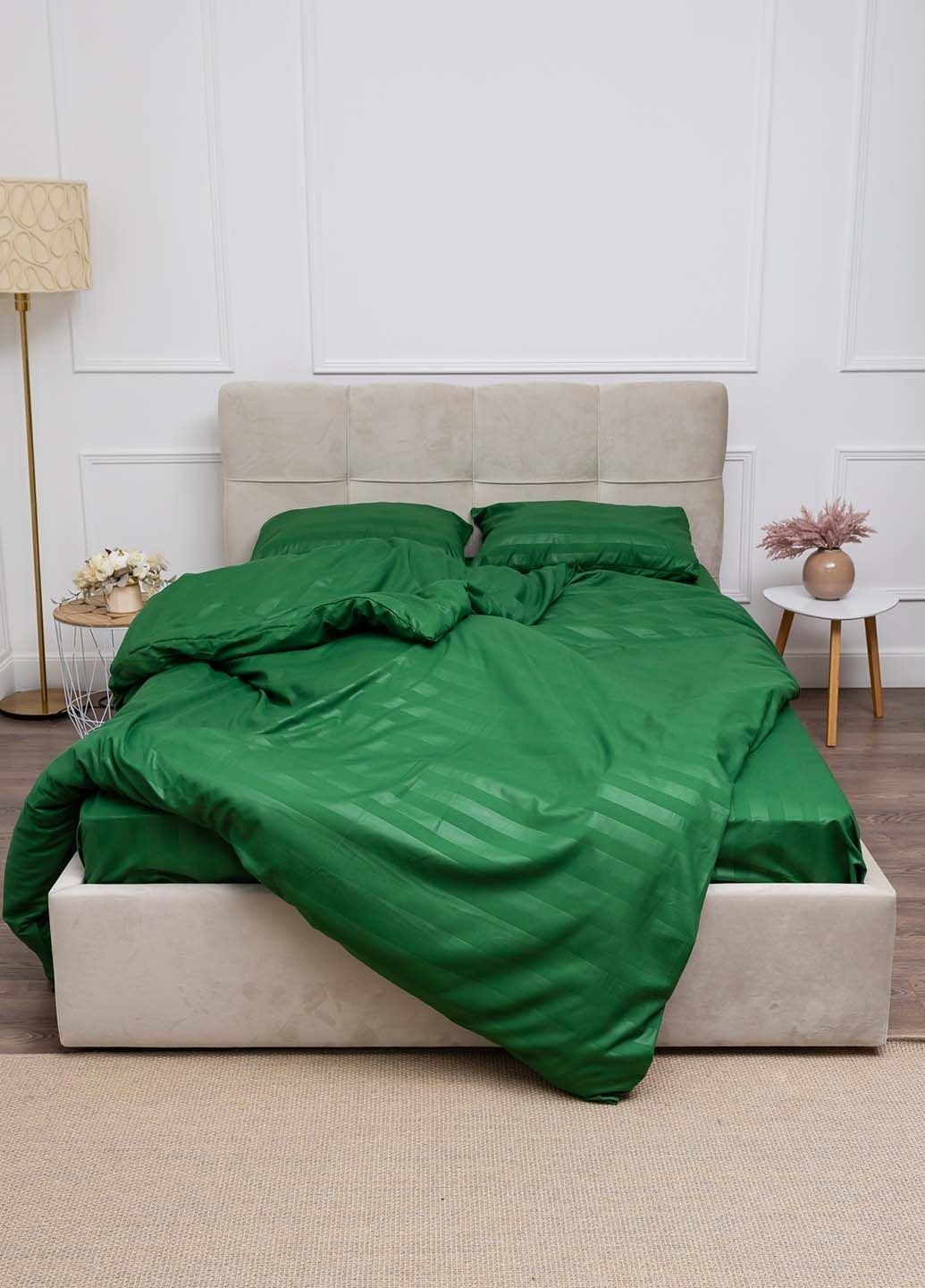 Комплект постельного белья на резинке Страйп (полуторный) Homedec - (352477650)