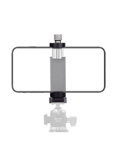 Тримач для телефона на штатив алюмінієвий із рівнем XJ-10 kr AC Prof (304613050)