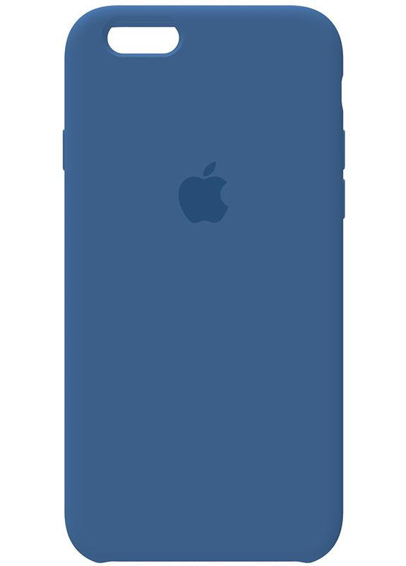 Чехол-накладка Silicone Case Apple iPhone 6/6s Vivid Blue Toto (301468763)