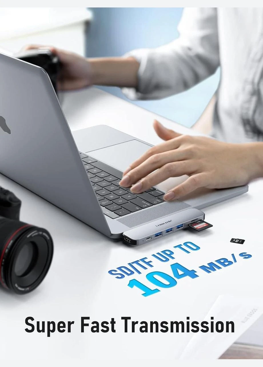 USB-хаб Type C Lemorele USB C HUB TC52, Amazon, Германия No Brand (392950942)