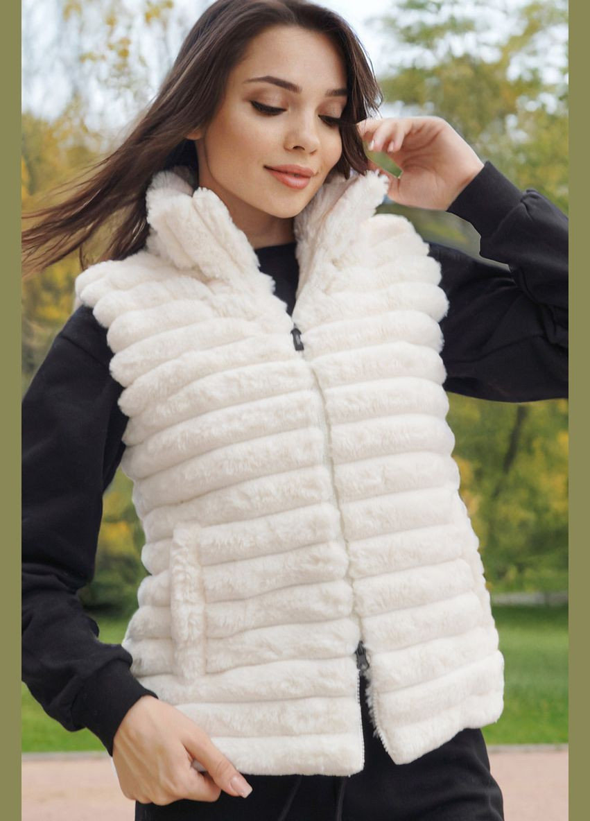 Жилетка жіноча AF 22061 біла Freever (278634139)