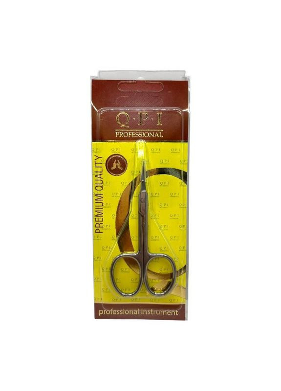 Ножницы маникюрные для ногтей и кутикул Q.P.I. QA12 изогнутые O.P.I. (340111435)