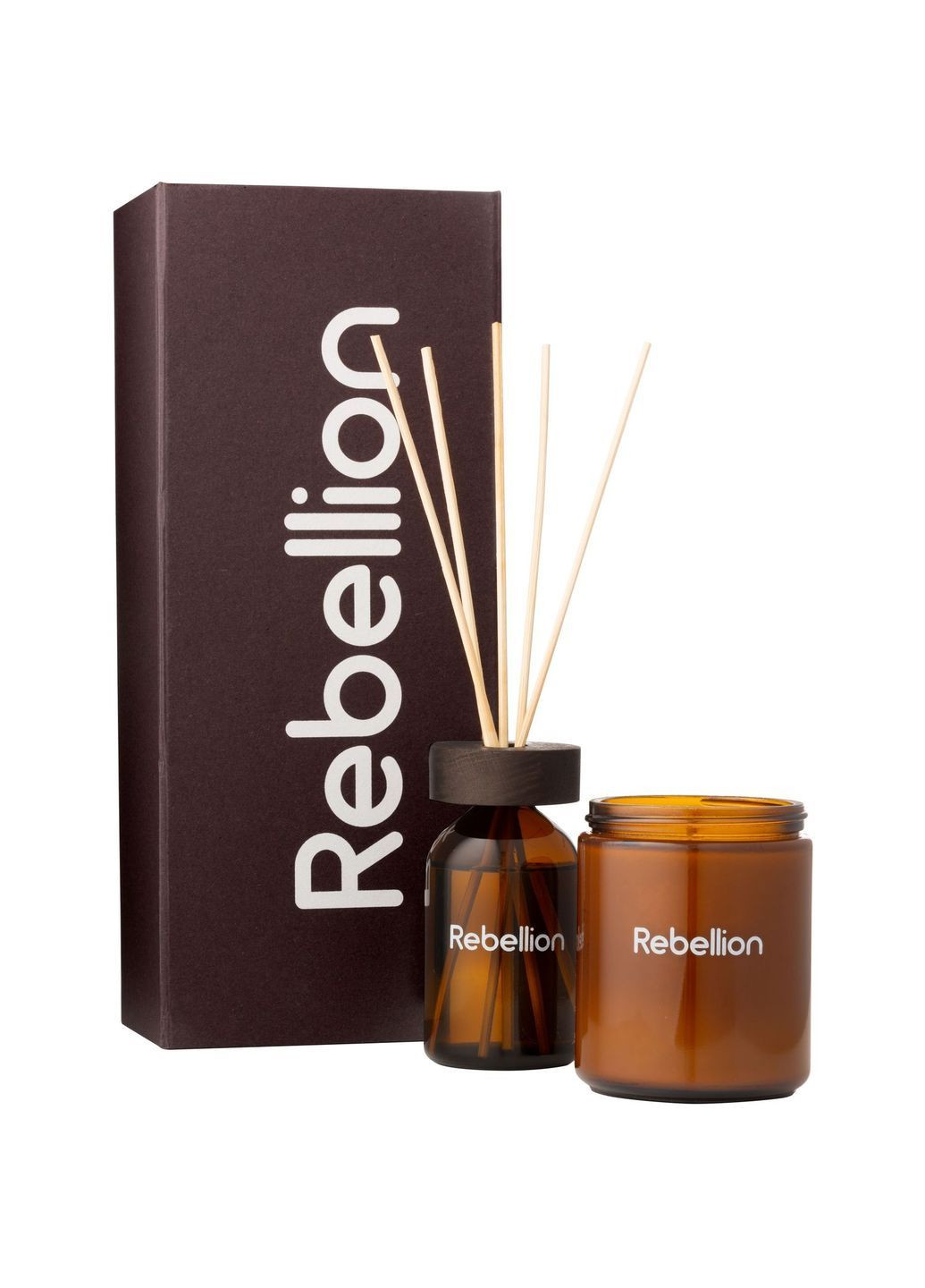Подарочный набор Пьянящее ожидание страстного секса: Аромадиффузор + Ароматическая свеча Rebellion RB_ST_PH_2 (370498795)
