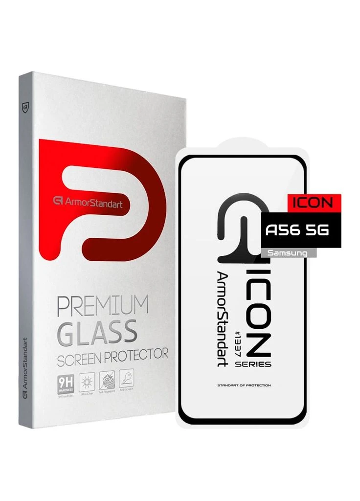 Захисне скло Full Icon Glass для Samsung A56 5G Black (ARM82614) [141658] ArmorStandart (399426065)