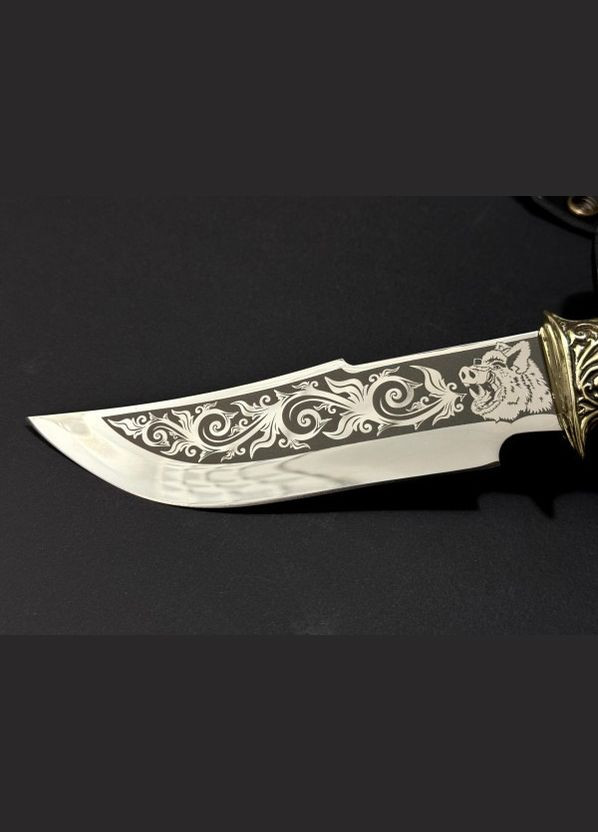 Нож охотничий Кабан 22k62 в подарочном деревянном кейсе. NB Art (346533199)