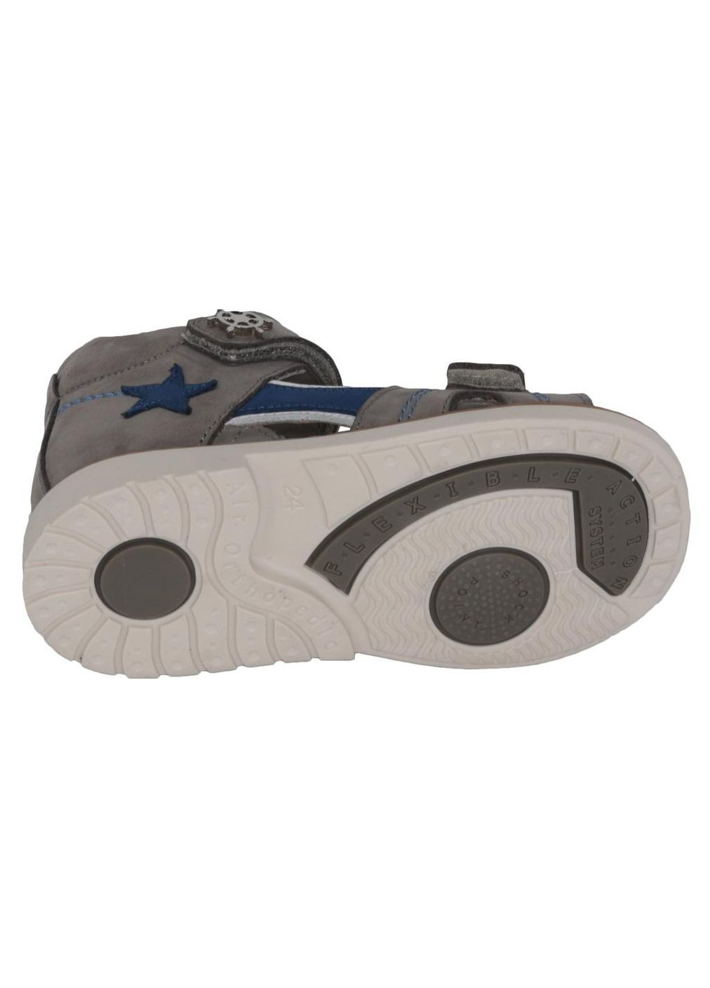 Cандалії 2001 для хлопчиків синьо-коричневі, нубук. Розмір Topitop (366875401)