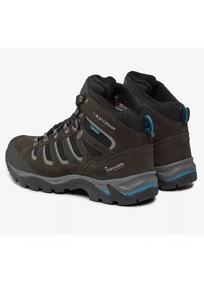 Черные осенние мужские зимние ботинки с утеплителем Karrimor