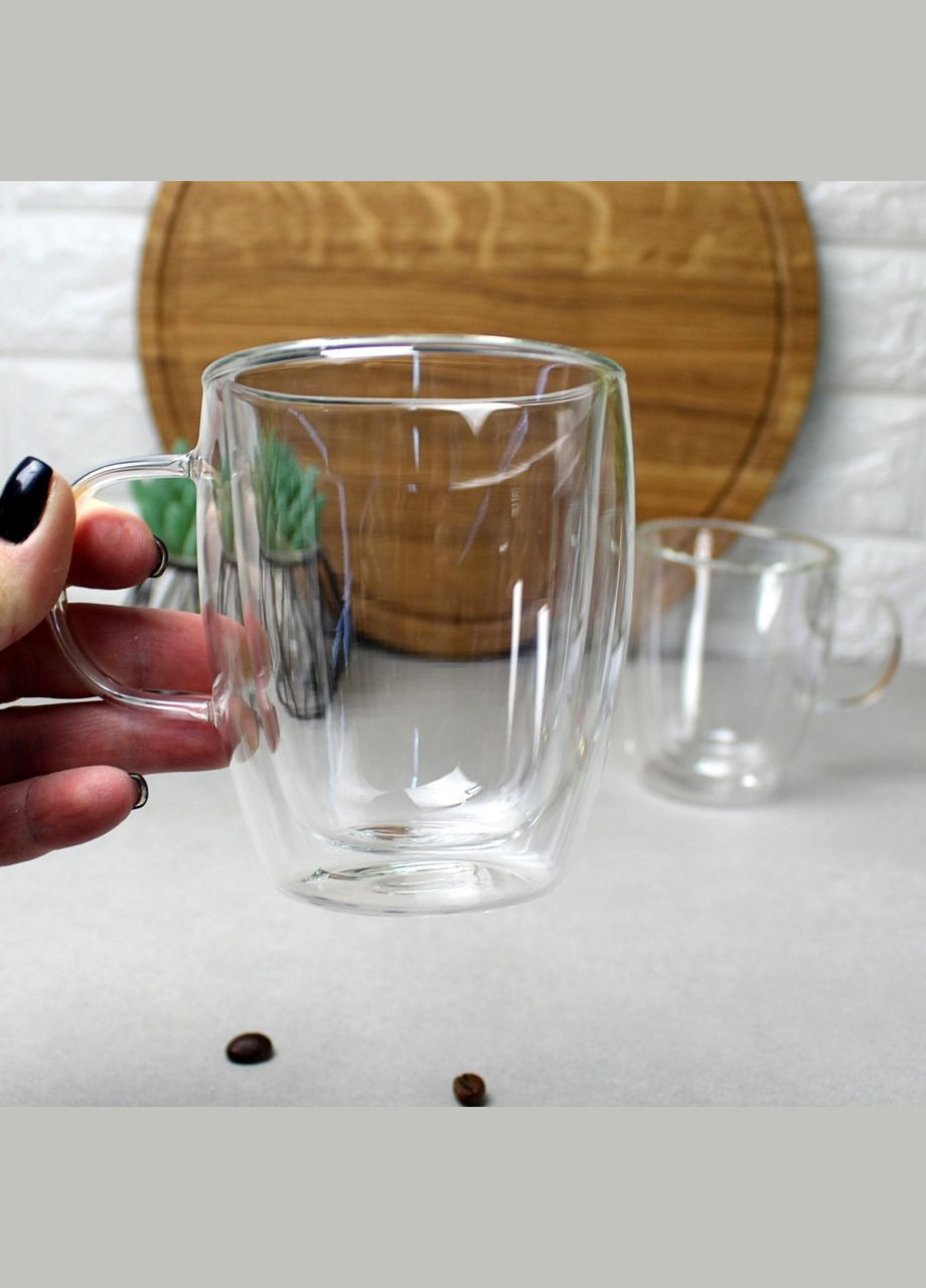 Чашки для латте с двойным дном 270 мл 2 шт (AR2627BHR) Ardesto (315825749)