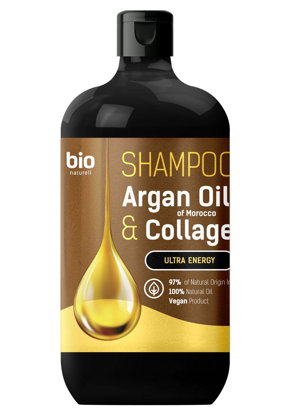 Шампунь для всіх типів волосся Argan Oil of Morocco & Collagen 946 мл Bio Naturell (283017557)