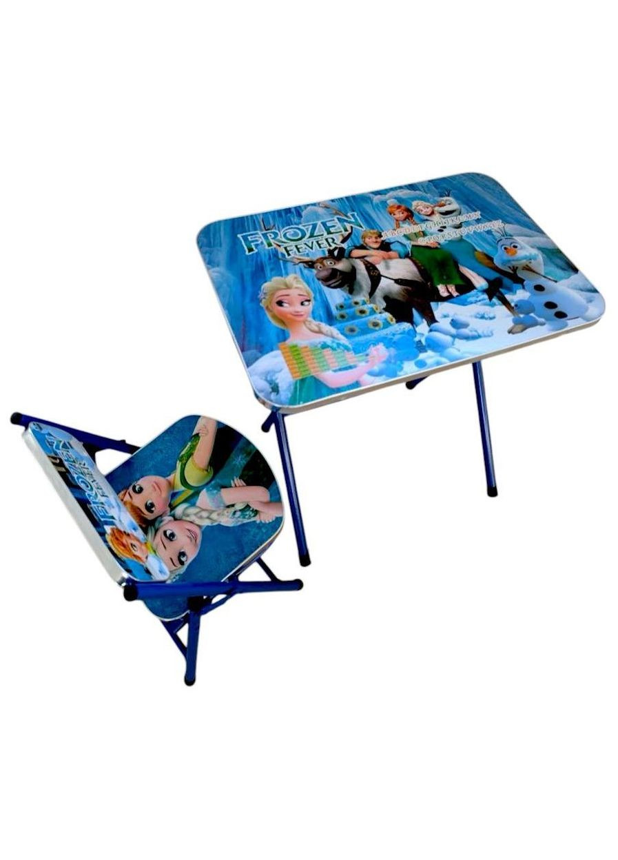 Набір дитячих меблів M-19 A19-FRZ2 (складаний стіл і стільчик) Frozen Fever Bambi (316183150)