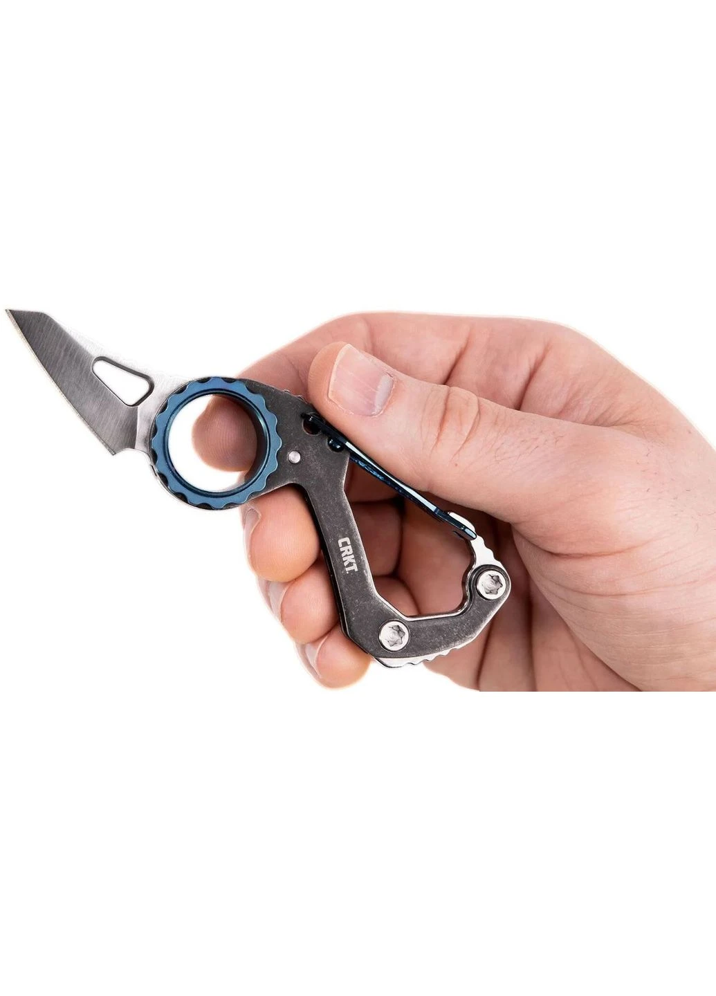 Нож-карабин "Compano™ Carabiner Sheepsfoot", тип заточки Plain, вес 63 г CRKT (395899821)