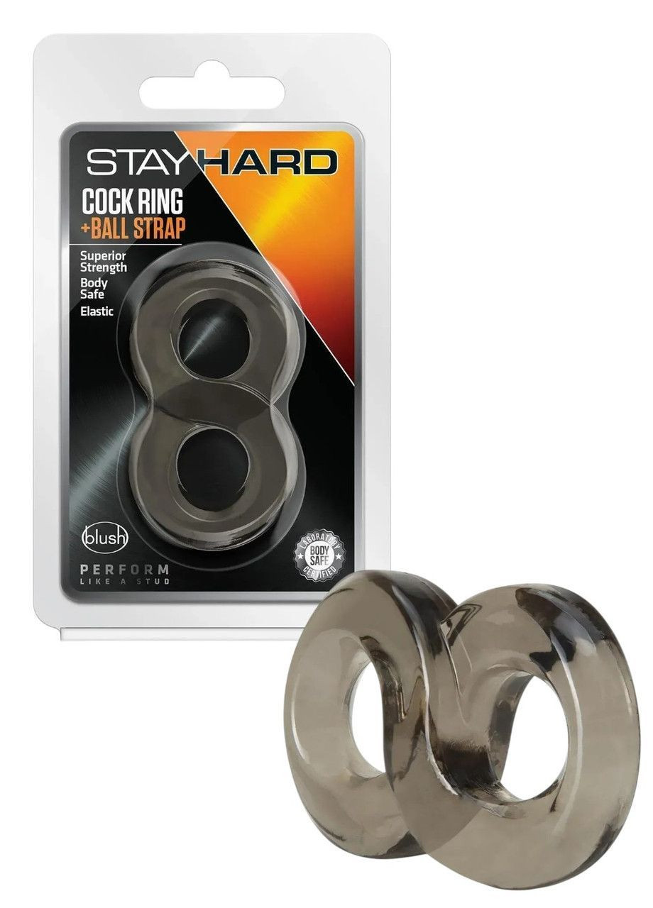 Ерекційне кільце вісімка на член і мошонку для продовження ерекції та посилення задоволення Blush (363041424)