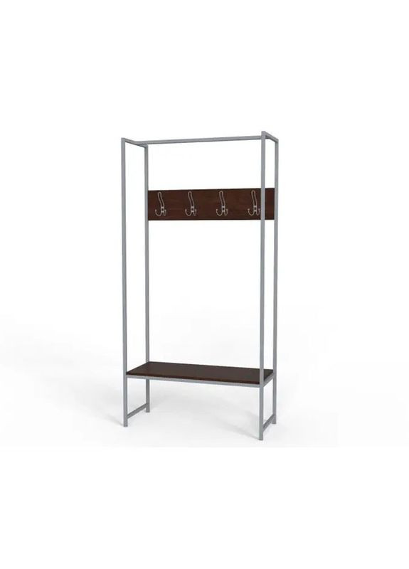 Вішалка модульна підлогова Треліс 12 180x90x38 сірий ДСП Венге 16мм (FRD-105515) Ferrum-decor (353498669)