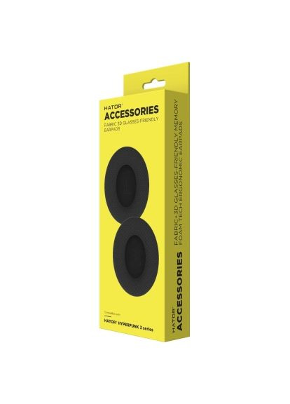 Амбушур Тканевые амбушюры с охлаждающим гелем для линейки гарнитур Hyperpunk 3 (ACC-408) Hator Тканинні амбушури з охолоджуючим гелем для лінійки (366484696)