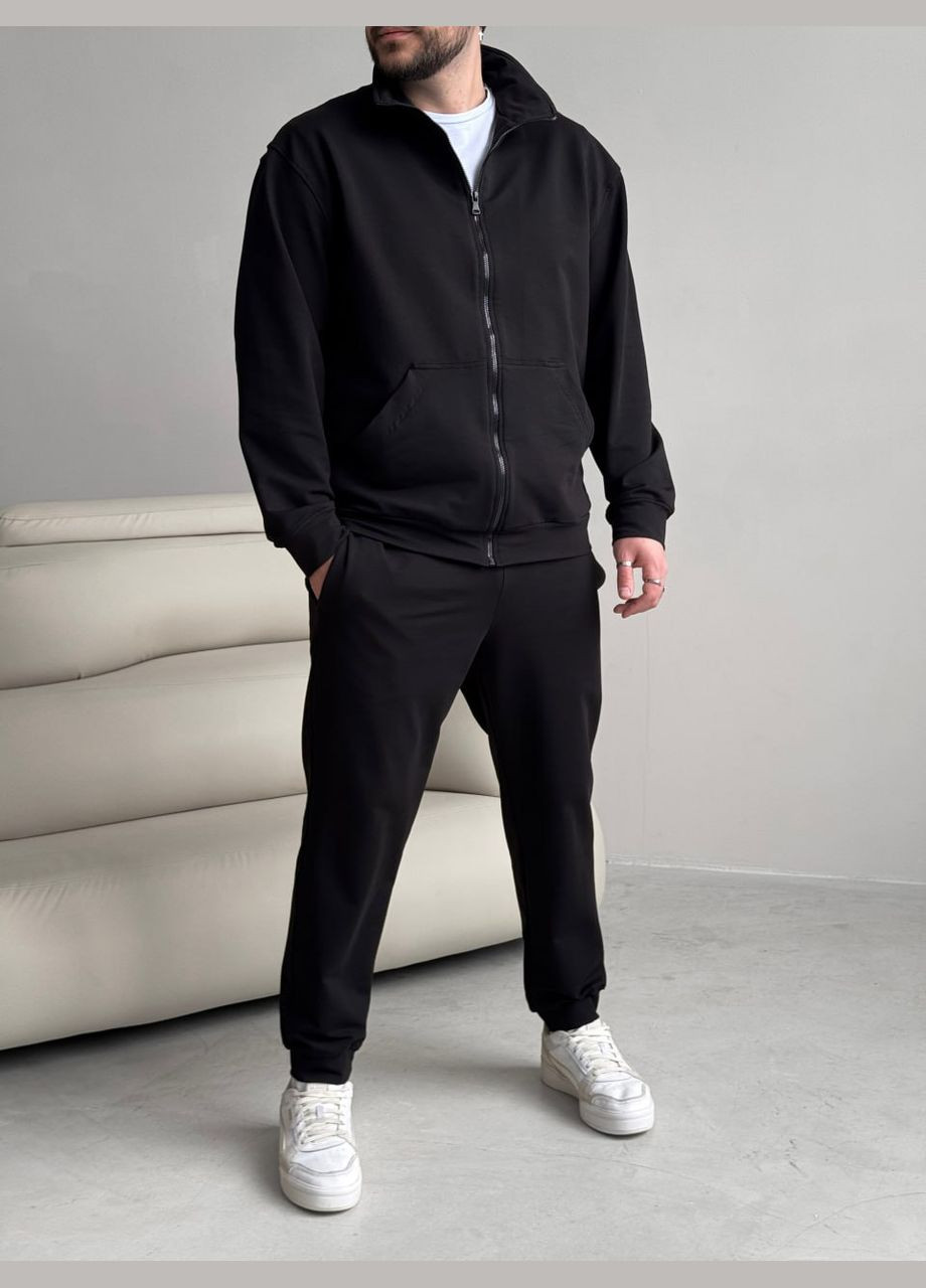 Комплект жилетка смірий беж Easy + костюм Pull без капюшону чорний No Brand (329995297)