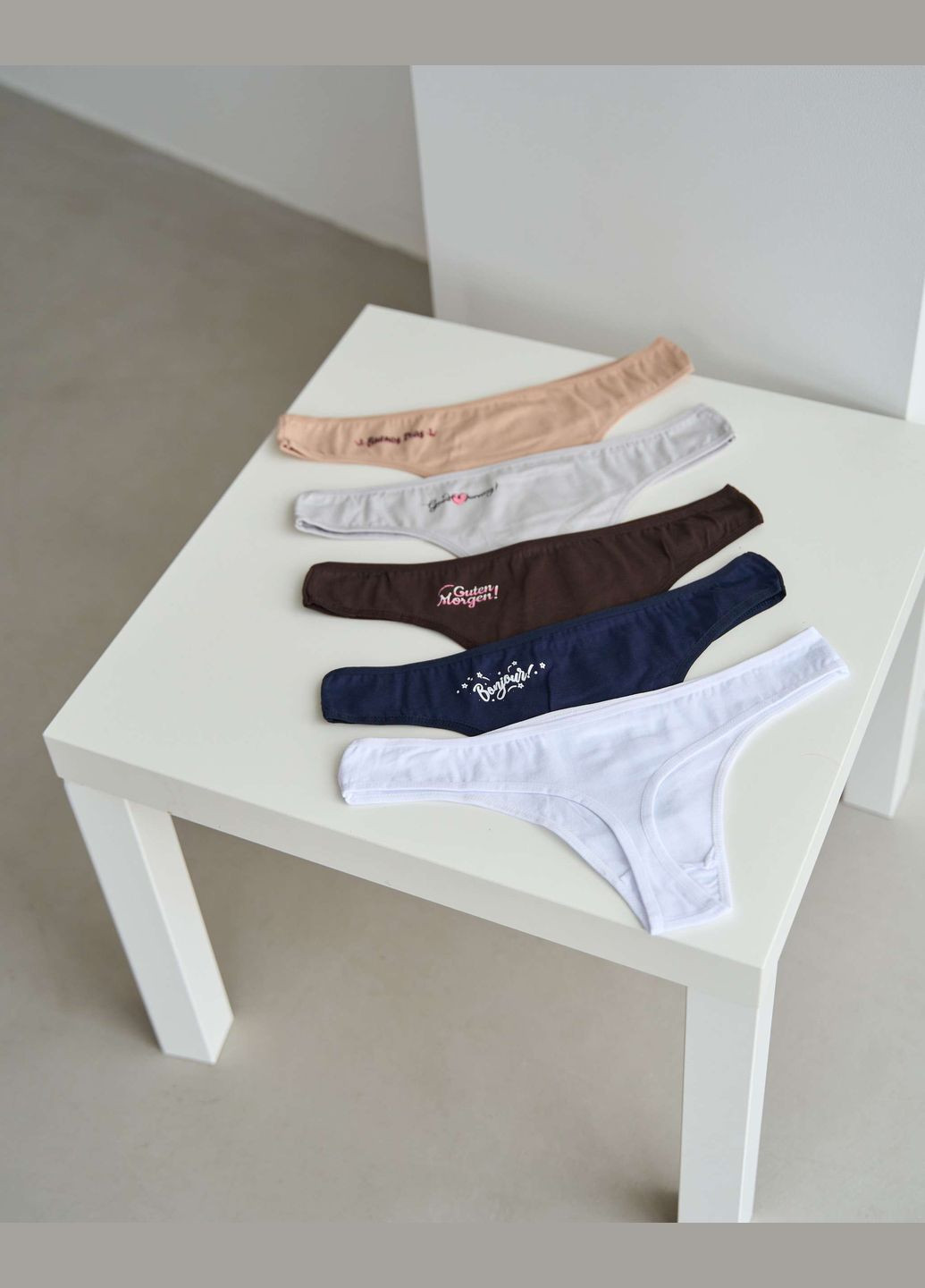 Женские стринги микс 5 шт Nicoletta (317204429)