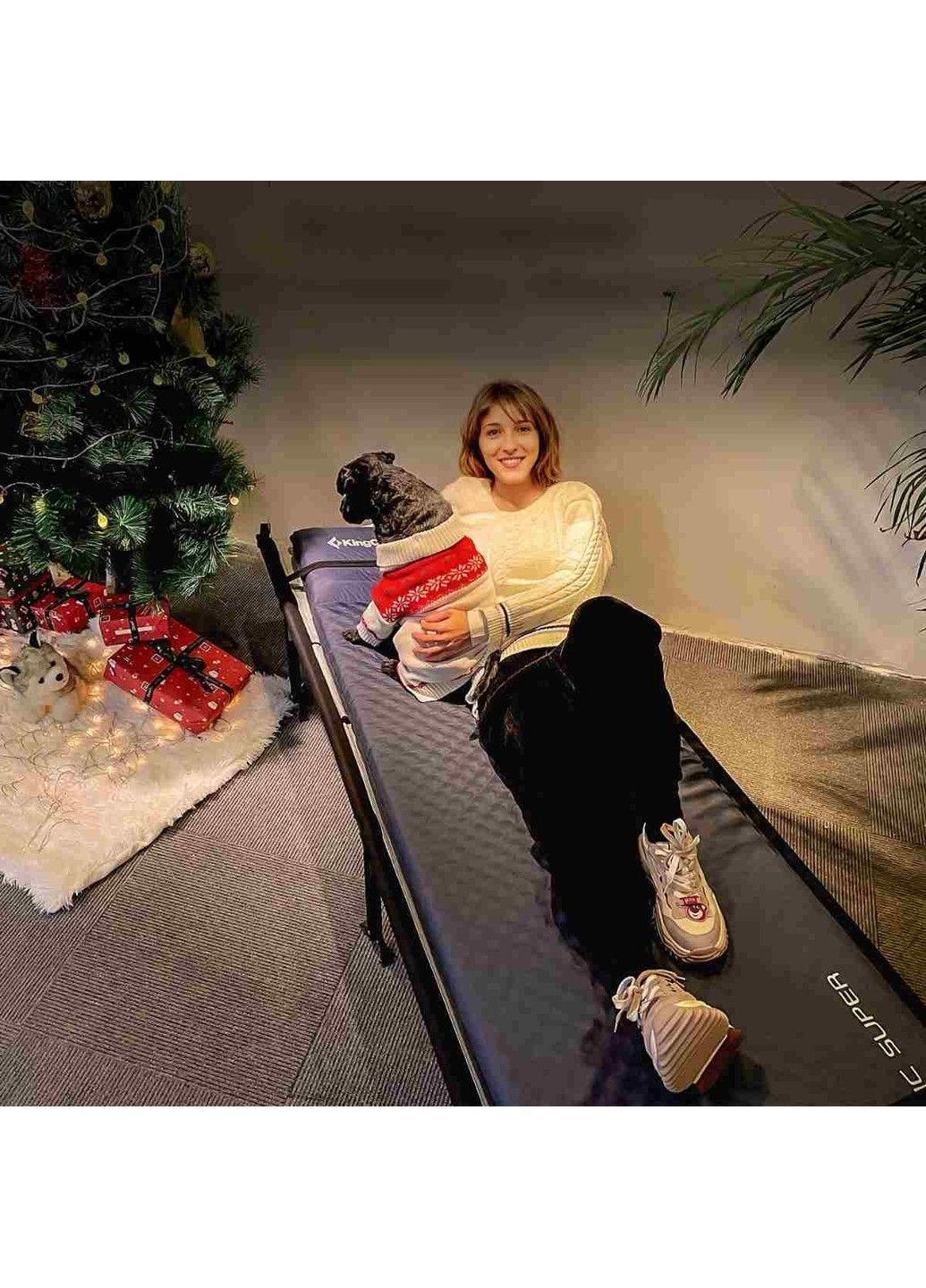 Коврик самонадувной Classic Super 50мм KM3597 dark slate grey KingCamp (370666222)