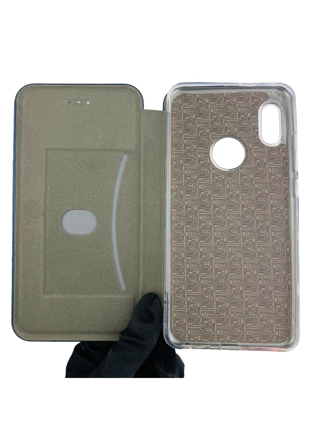 Чехол-книжка для Redmi Note 5 Pro с подставкой на сяоми редми нот 5 про тёмно-синяя gd1 Xiaomi (366020621)