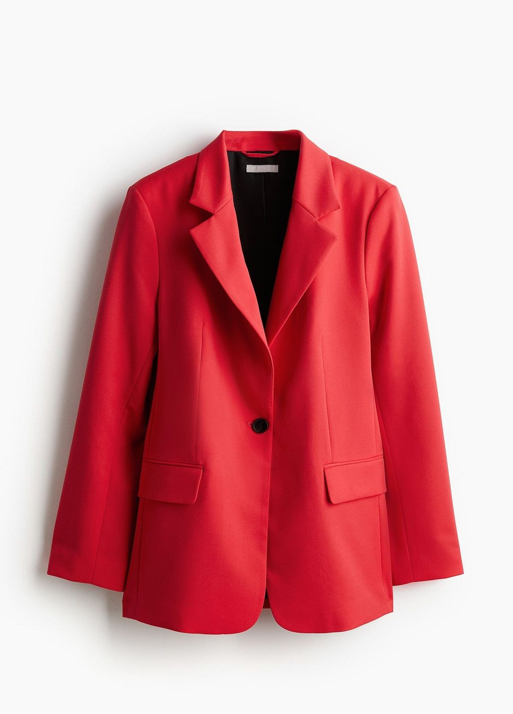 Красный женский жакет H&M однотонный - демисезонный