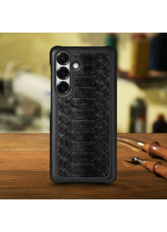 Накладка ExBacker Python Scales для Samsung Galaxy S25 Plus Чорний (79921) Stenk (362376313)
