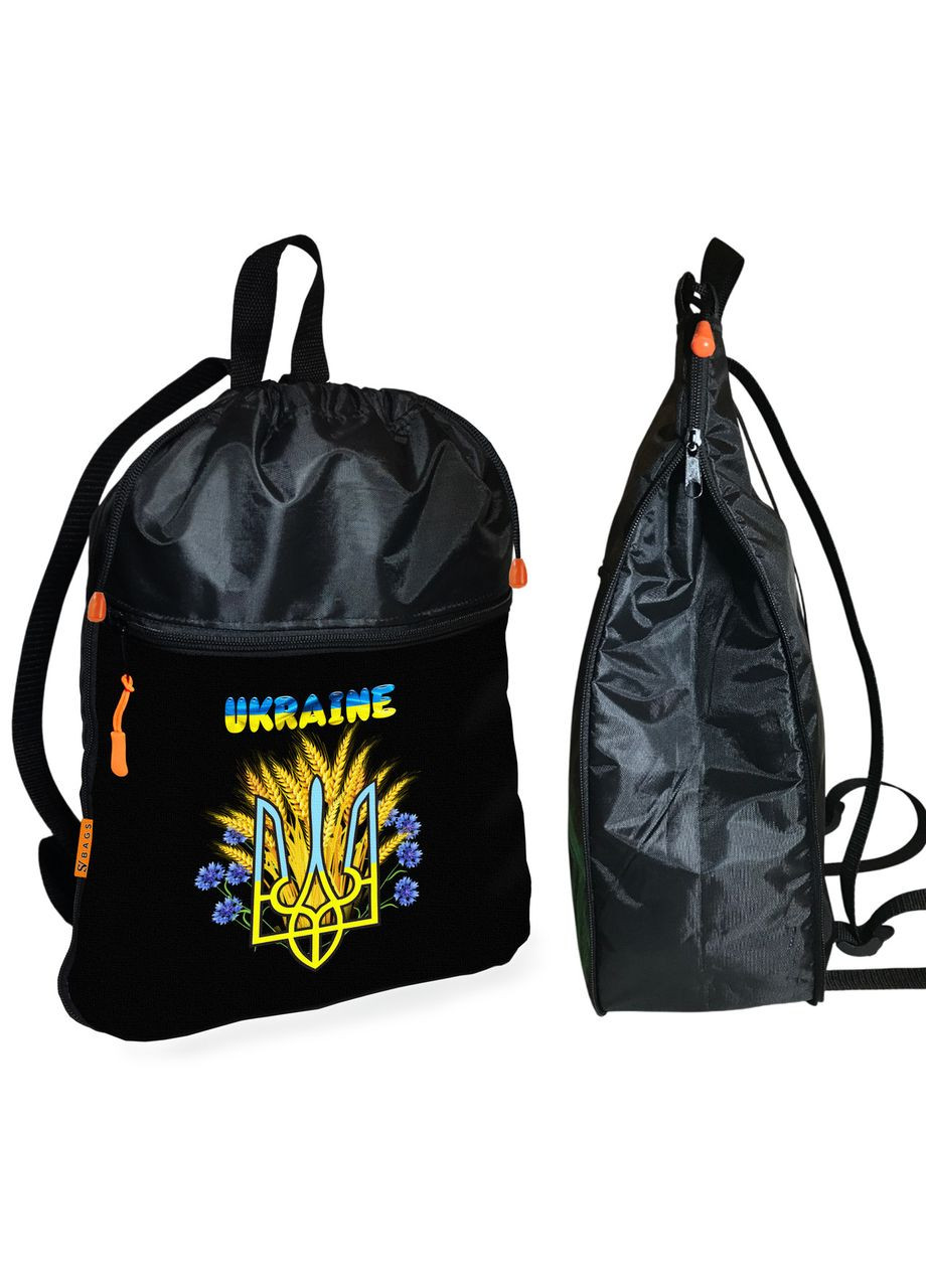 Шкільний рюкзак дитячий Тризуб Україна + Сумка для взуття спортивної форми рюкзак-мішок хлопчикові (2168) No Brand (332522878)