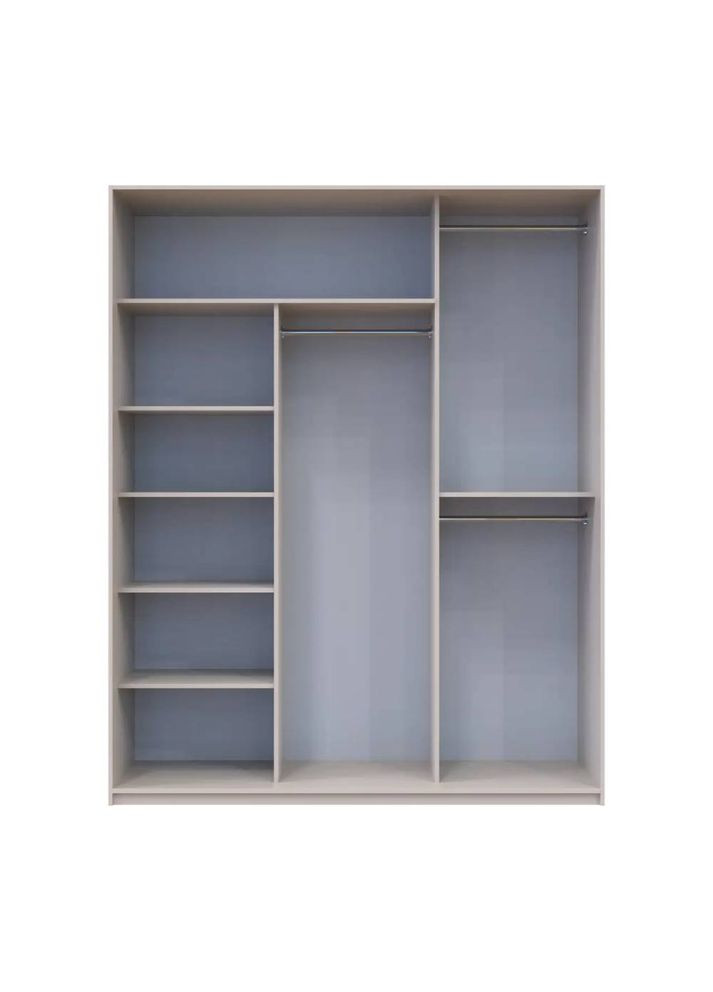 Шафа-купе Сіті Лайт Кашемір 3 ДСП 180х60х225 (DRS-011807) Doros (361998836)