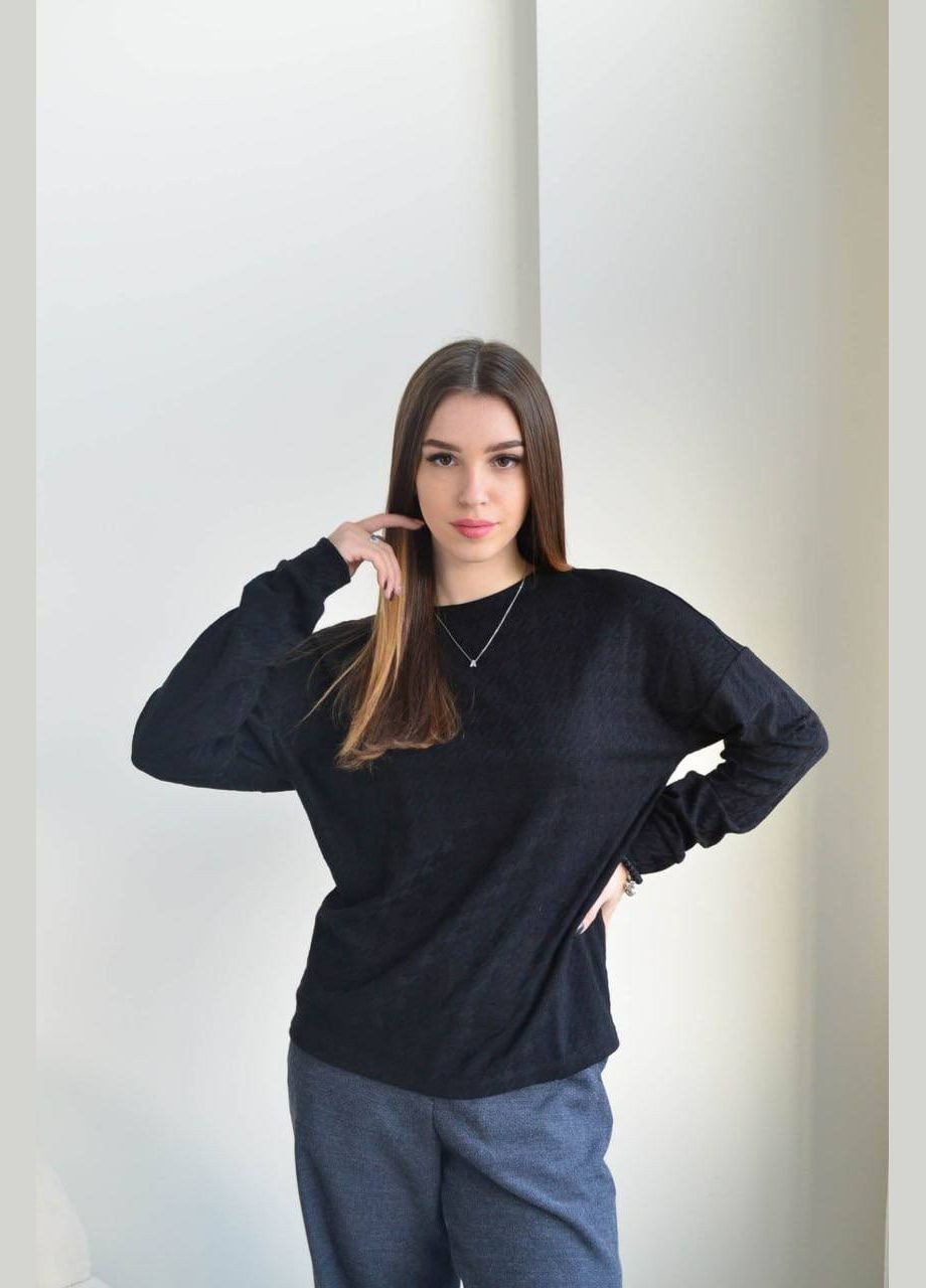 Чорний світшот ри мари мадара жаккард св 0623 RiMari (351391189)