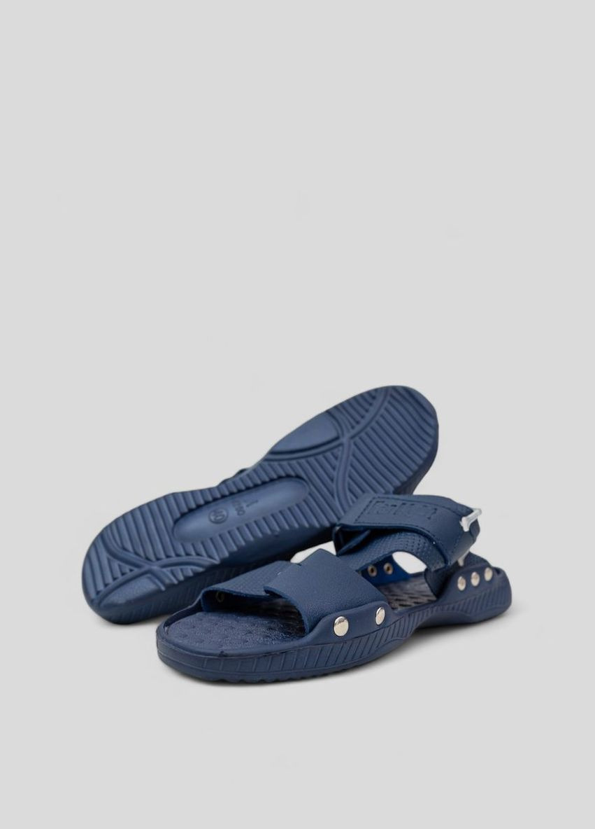 Синие шлепанцы мужские, цвет синий, Far Light