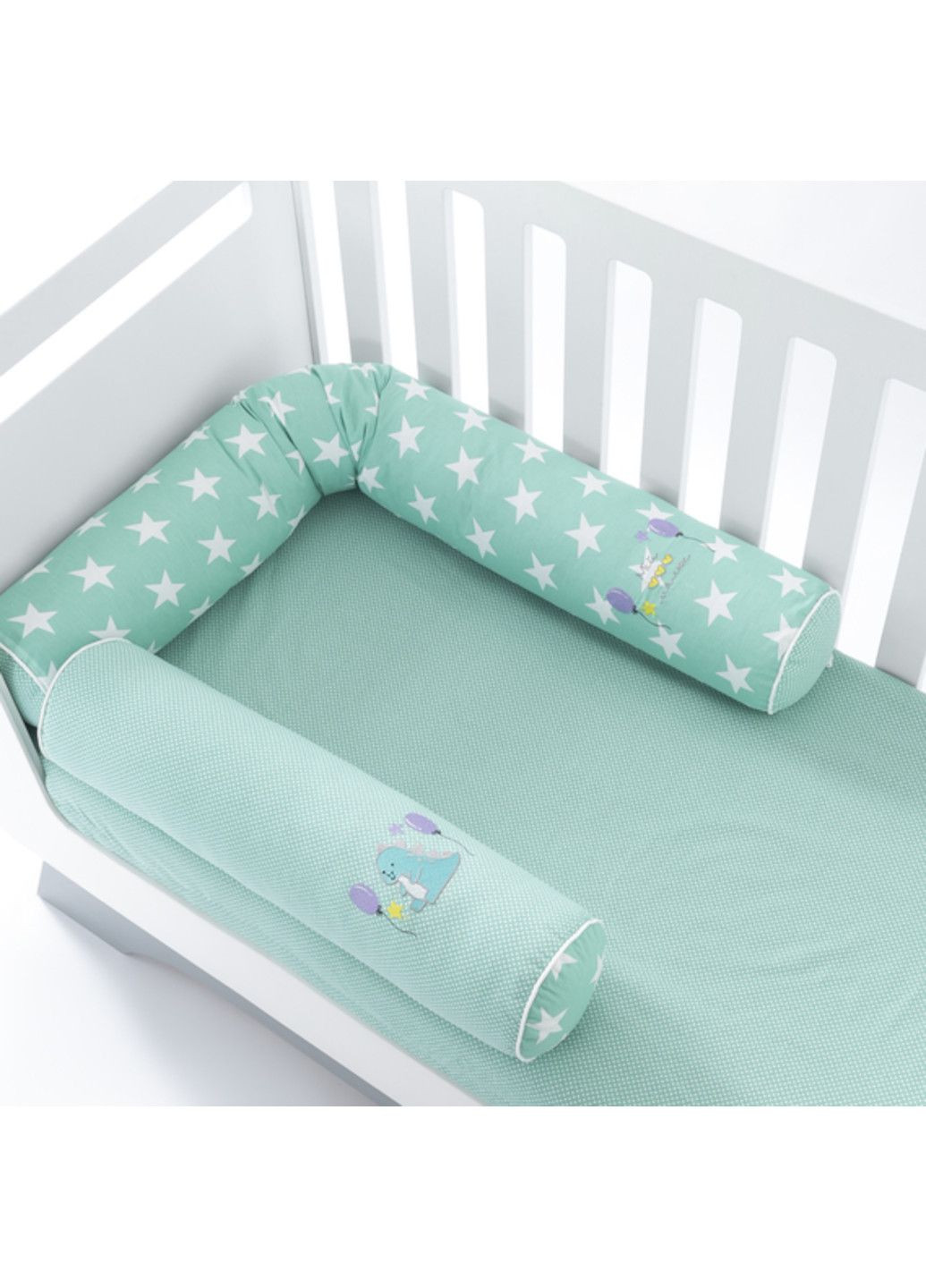 Бортик валики "PAPAELLA" 60х15 см, 120х15 см 2 шт (дитячі) бавовна IDEIA (332163747)