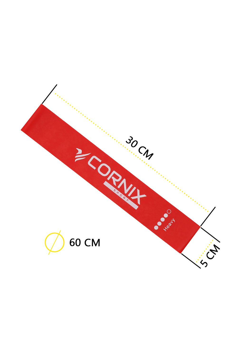 Резинки для фітнесу Mini Power Band набір 5 шт 1-20 кг XR-0045 Cornix (320208051)