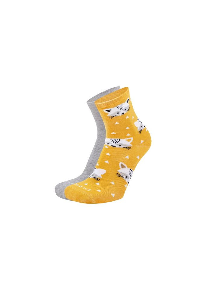 Набор детских носков из 2-х пар, демисезонные 1584 Желтый Duna (280926873)