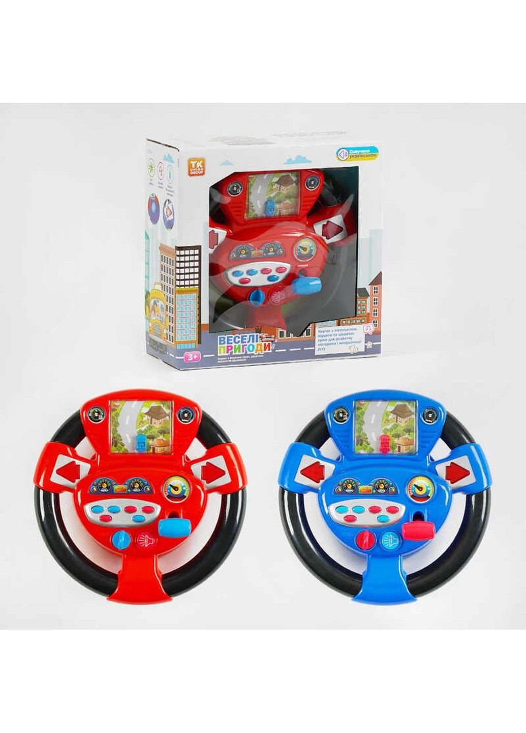 Детский музыкальный руль Веселые приключения TK Group (322346270)