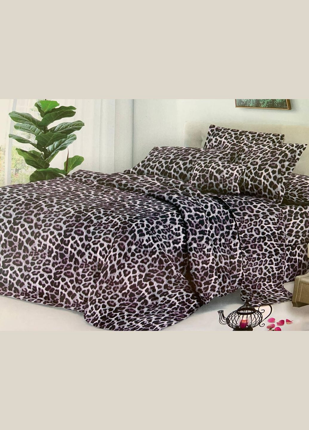 Двоспальний комплект постільної білизни Бязь 3D Premium 180х220 см BP2-267 Vital-Textile (305198263)