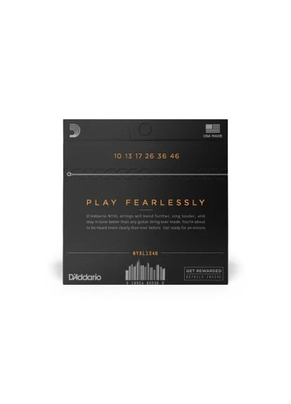 Струны для гитары NYXL Regular Light (10-46) (NYXL1046) D'Addario NYXL Regular Light (10-46) (395305683)