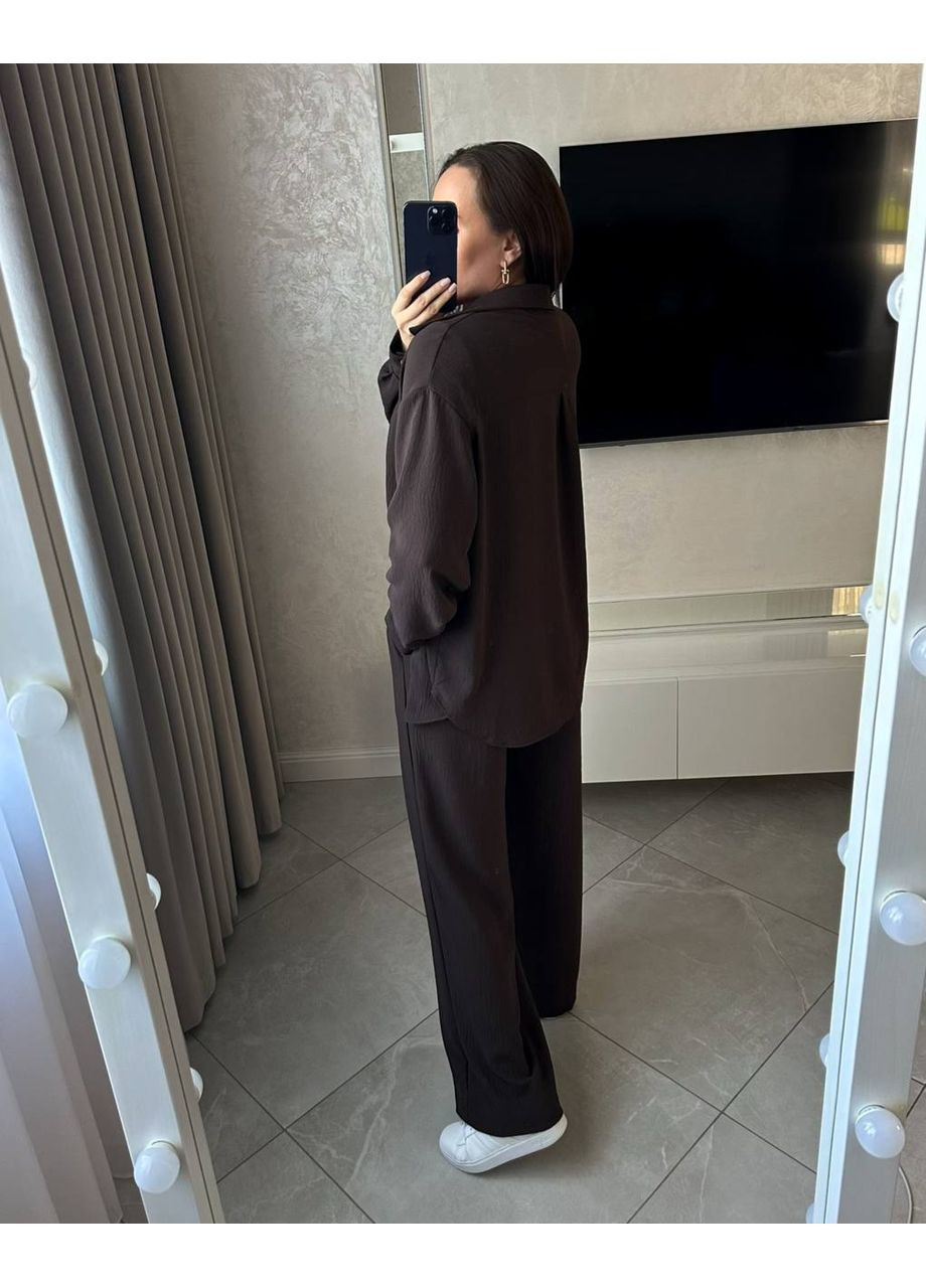 💎 Костюм «Royal Comfort» с брюками и удлиненной рубашкой — Размерная сетка в описании DK/DL Мода без кордонів (359556854)