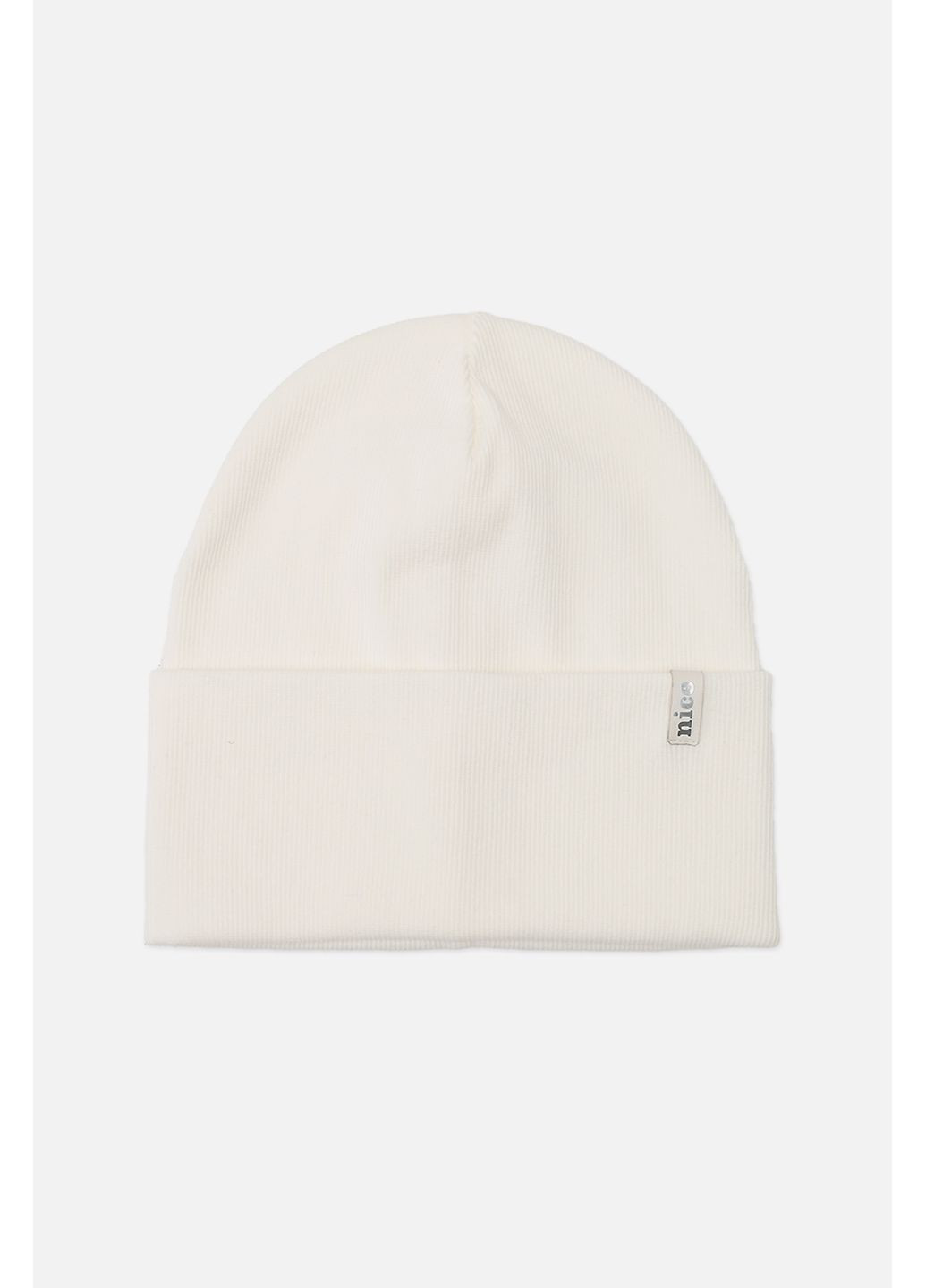 Шапка для дівчинки колір молочний CB-00281899 Yuki (348839371)