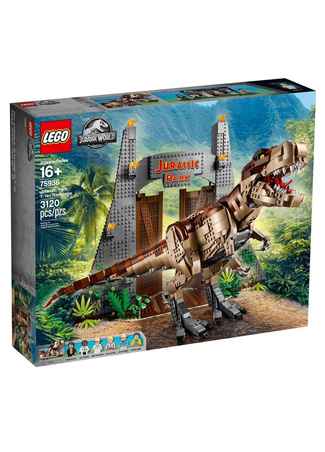 Блочный конструктор Лют Ти-Рекса (75936) Lego (360404049)