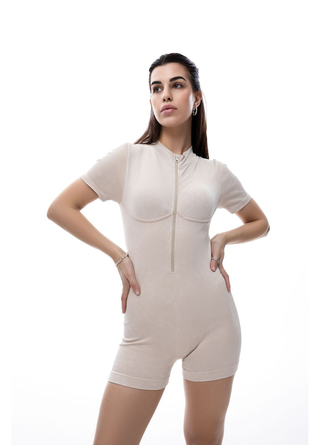 Комбінезон жіночий спортивний FILL бежевий 345600 U:na бежевий