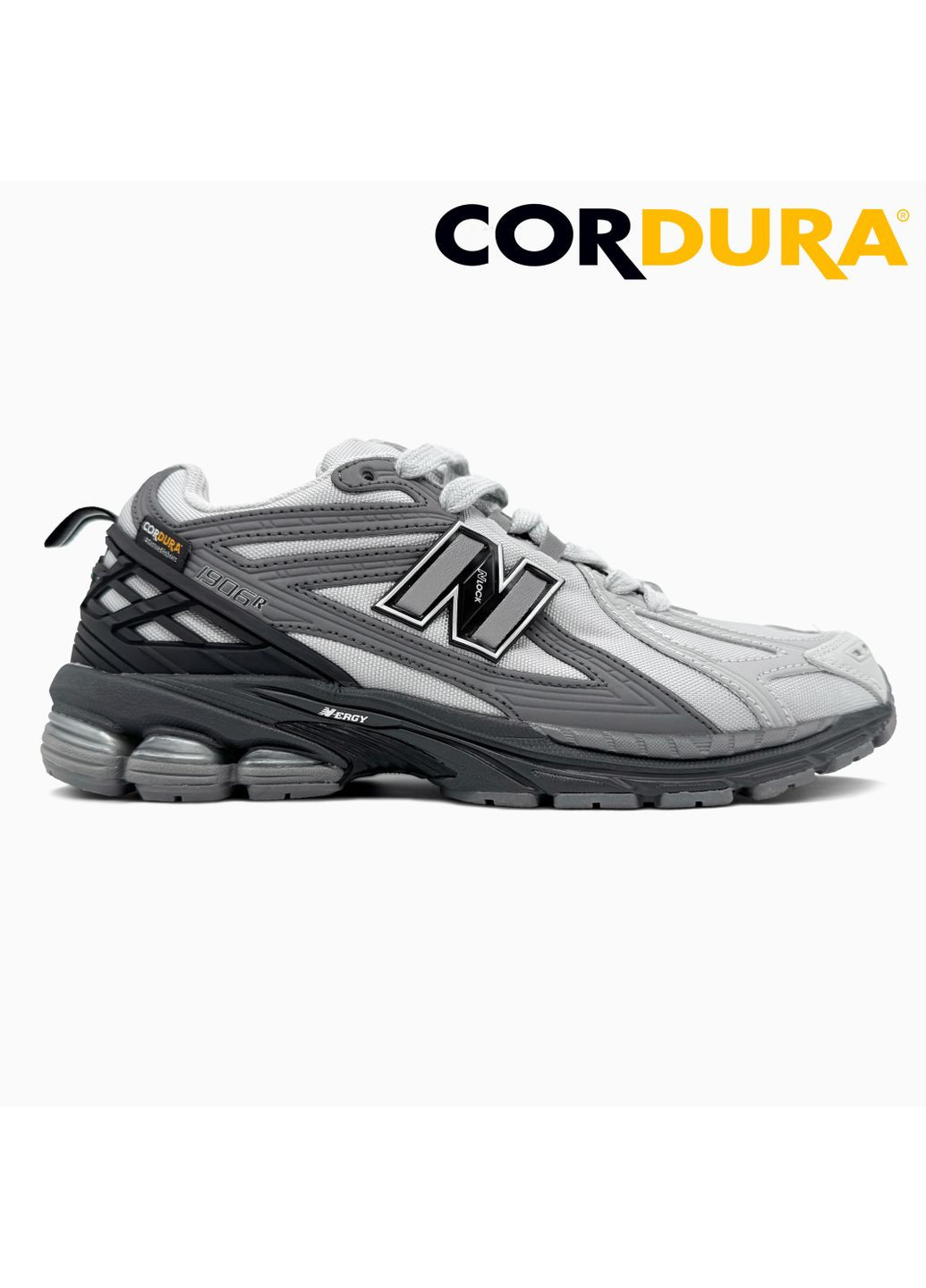 КРОСІВКИ ЖІНОЧІ NEW BALANCE 1906R GREY / BLACK CORDURA НЬЮ БЕЛАНС 1906R No Brand сірі демісезони (368888241)