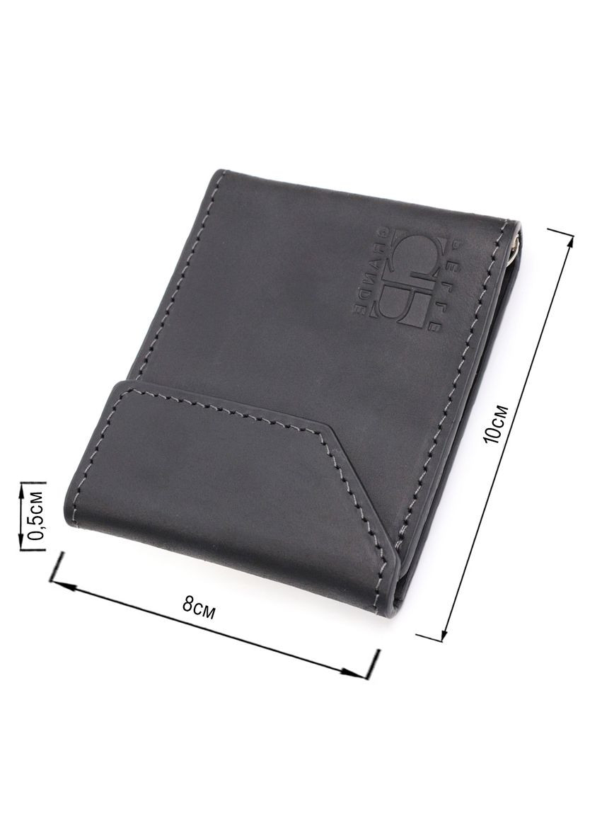 Компактний шкіряний затискач для грошей з утримувачем для Apple AirTag 11617 Grande Pelle (331911499)