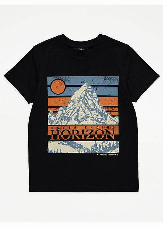 Чорна футболка для хлопчика George