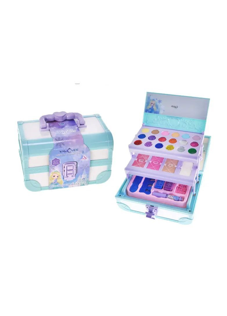 Набір дитячої косметики з дзеркалом та аксесуарами для дівчаток 4+ J-5014 в асортименті YG Toys Дів8712 (370654330)