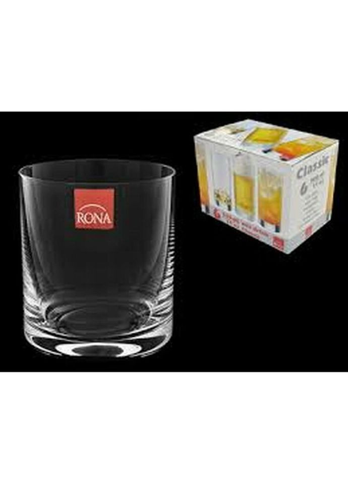Набір склянок низьких Classic 1605-0-280 280 мл 6 шт Rona (335715741)