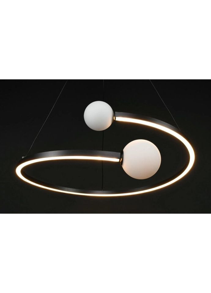 Люстра світлодіодна підвісна LED світильник для квартири на стелю ледве 27340 Чорний 40-150х60х60 см. Sunnysky (335975026)