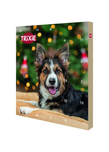Адвент-календар для собак Різдвяний з ласощами 30х34х3,5 см Trixie (349823004)
