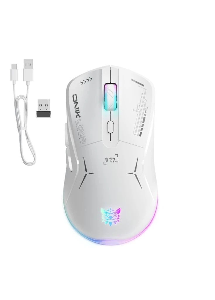 Комп'ютерна миша CW917 (Wired/2,4G) Білий Onikuma (396656489)