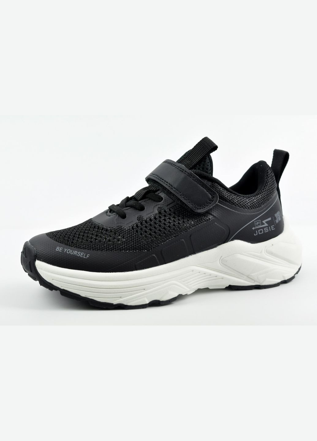 Чорно-білі літні кросівки дитячі Jong Golf