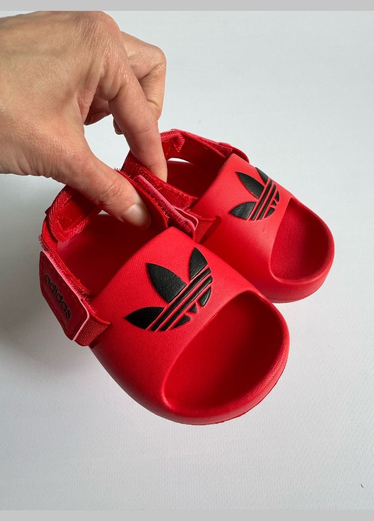 Цветные кроксы на лето цвет красный 10844 No Brand